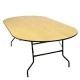 Table ovale 300x150cm (12 personnes)