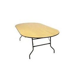 Table ovale 300x150cm (12 personnes)