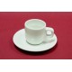 Tasse/sous tasse café 9cl bourrelet